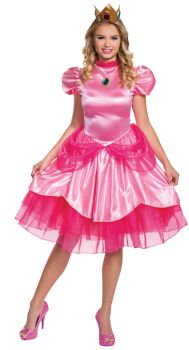 Women's Princess Peach Deluxe (2020) Costume - Adult M (8 - 10)