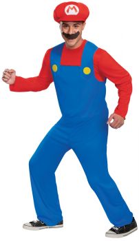 Men's Mario Classic Costume - Adult XL (42 - 46)