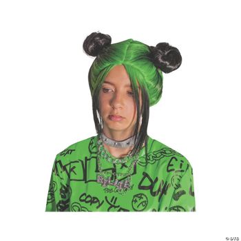 Billie Eilish Double Bun Wig - Child