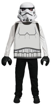 Boy's Stormtrooper LEGO Classic Costume - Child M (7 - 8)