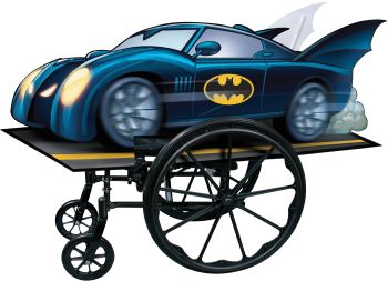 Batman Adaptive Wheelchair Cover