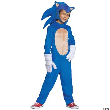 Deluxe Sonic Movie Costume - Child M (7 - 8)