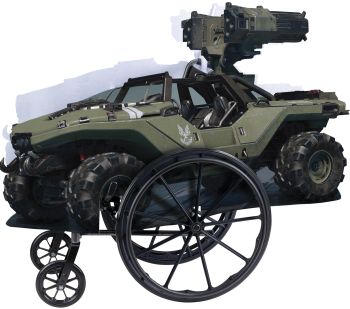 Halo Infinite Warthog Adaptive Wheelchair