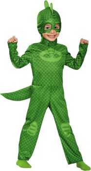 Boy's Gekko Classic Costume - PJ Masks - Toddler (3 - 4T)