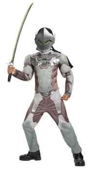 Boy's Genji Classic Muscle Costume - Overwatch - Teen (14 - 16)