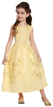 Girl's Belle Ball Gown Classic Costume - Beauty & The Beast Live Action - Child M (7 - 8)