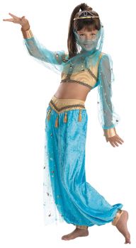 Girl's Mystical Genie Deluxe Costume - Child M (7 - 8)