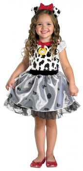 Toddler Girl's Dalmation Classic Costume - Toddler (3 - 4T)