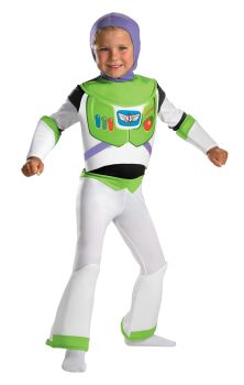 Boy's Buzz Lightyear Deluxe Costume - Toy Story - Child M (7 - 8)