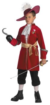 Boy's Captain Hook Classic Costume - Peter Pan - Child M (7 - 8)