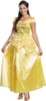 Women's Belle Deluxe Costume - Adult MD (8 - 10)