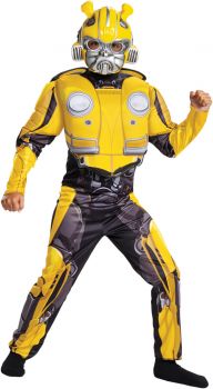 Boy's Bumblebee Classic Muscle Costume - Transformers Movie - Child L (10 - 12)