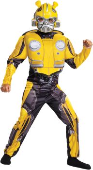 Boy's Bumblebee Classic Muscle Costume - Transformers Movie - Child L (10 - 12)