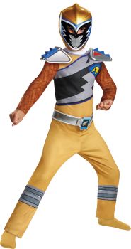 Boy's Gold Ranger Classic Costume - Dino Charge - Child S (4 - 6)