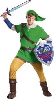 Men's Link Deluxe Costume - The Legend Of Zelda - Adult 2X (50 - 52)