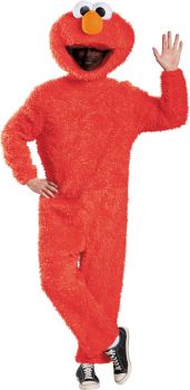 Men's Plush Elmo Prestige Costume