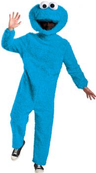 Men's Plush Cookie Monster Prestige Costume