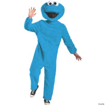 Men's Plush Cookie Monster Prestige Costume