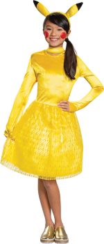 Girl's Pikachu Classic Costume - Child LG (10 - 12)