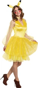 Women's Pikachu Deluxe Costume - Adult MD (8 - 10)