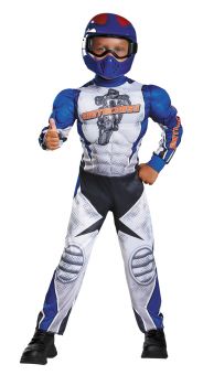 Boy's Motorcycle Rider Muscle Costume - Child S (4 - 6)