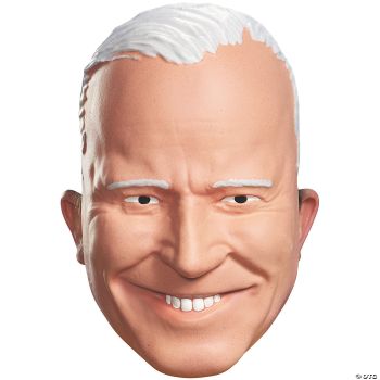 Joe Biden Vacuform Half Mask - Adult