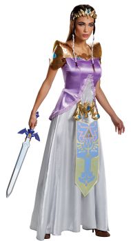Women's Zelda Deluxe Costume - The Legend Of Zelda - Adult M (8 - 10)