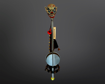 Clown Strumpf Fiddle