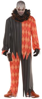 Men's Evil Clown Costume - Adult OSFM