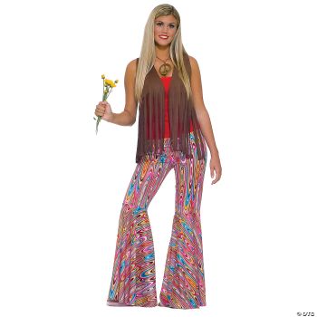 Wild Swirl Bell Bottom Pants