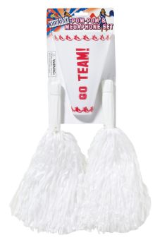 Pom Pom Set - White