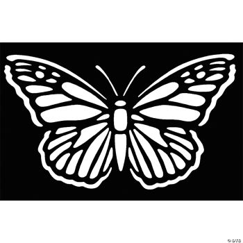 Stencil Butterfly Brass