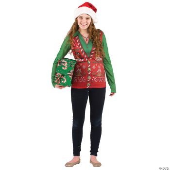 Ladies Ugly Christmas Vest Sm