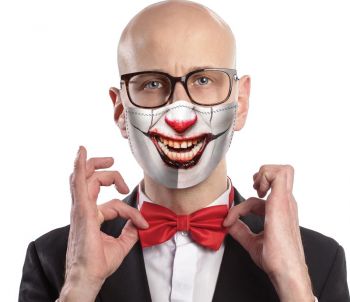 Mask Cover Creepy Clown