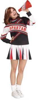Women's Deluxe Spartan Cheerleader Costume - Saturday Night Live - Adult S/M (2 - 8)