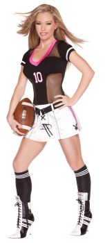 Women's Playboy Touchdown Tease Costume - Adult S (6 - 8)