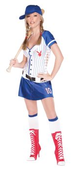 Women's Playboy Homerun Hottie Costume - Adult M (10 - 12)