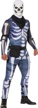 Adult Skull Trooper Costume - Fortnite - Adult Large