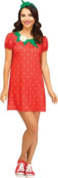 Women's Strawberry Cutie Costume - Adult M/L (10 - 14)