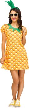 Women's Pineapple Cutie Costume - Adult M/L (10 - 14)