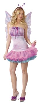 Women's Fluttery Butterfly Costume - Adult M/L (10 - 14)