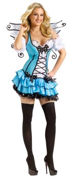 Women's Turquoise Fairy Costume - Adult M/L (10 - 14)