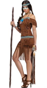 Women's Medicine Woman Costume - Adult S/M (2 - 8)