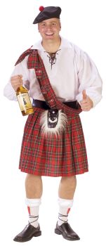 Big Shot Scot Costume - Adult Plus Size