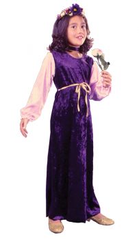Flower Princess Velvet - Child M (8 - 10)