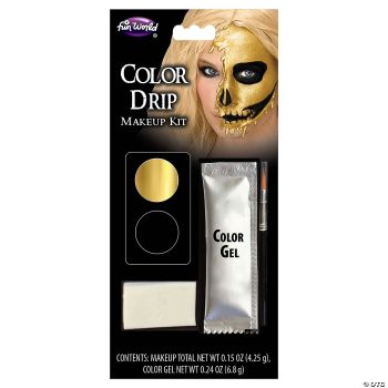 Color-Drip Melting Skull Gold