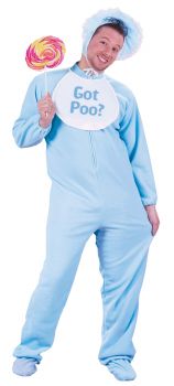 Be My Baby Costume - Blue - Adult OSFM