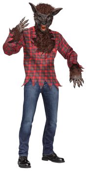 Werewolf Costume - Brown - Adult OSFM