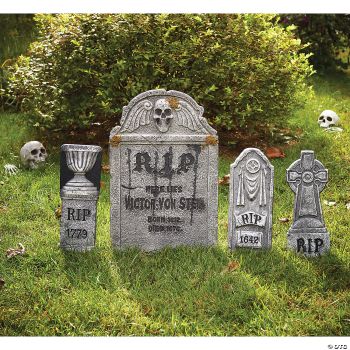 Foam Tombstone - 4 Piece Set