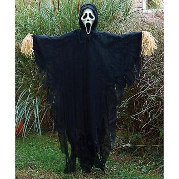5' Ghostface Prop Scarecrow